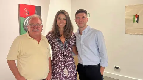 Los concejales de IU en el Ayuntamiento de Nore&ntilde;a