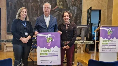 Marta Huerta, &Aacute;ngel L&oacute;pez y Ana Fern&aacute;ndez.