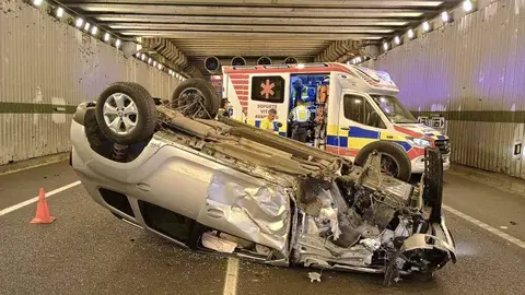 accidente-tunel-variante-cangas-onis
