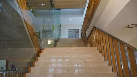 Una imagen del Centro Polivalente Integrado de Lugones