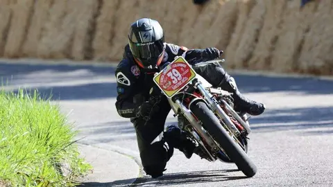 Sergio de Gracia en un momento de la Subida Unquera-Colombres 2025.