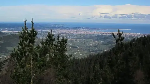 Vista desde el Cordal del Pe&oacute;n.