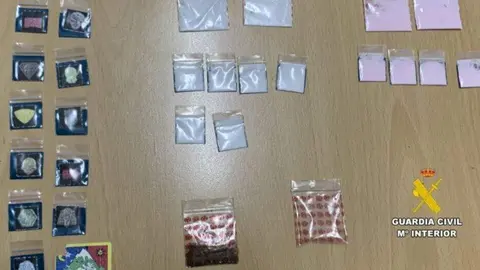 Droga incautada en Llanera.