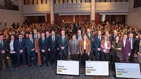 Convenci&oacute;n anual Caja Rural de Asturias 2026, celebrada ayer en el Hotel de la Reconquista.