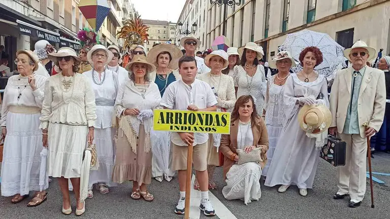 Indianos-de-Arriondas-en-el-Día-de-América-en-Asturias
