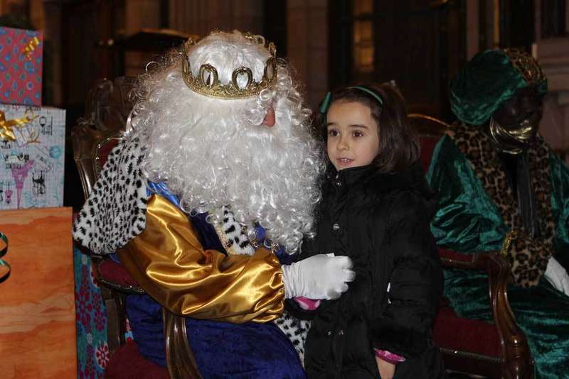 Gaspar en la cabalgata de cangas de onis