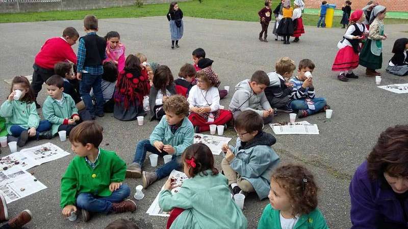 amaguestu en norena, castanes y sidra