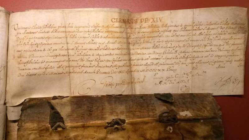 Bula-del-papa-Clemente-XIV-a-la-Iglesia-de-Nevares