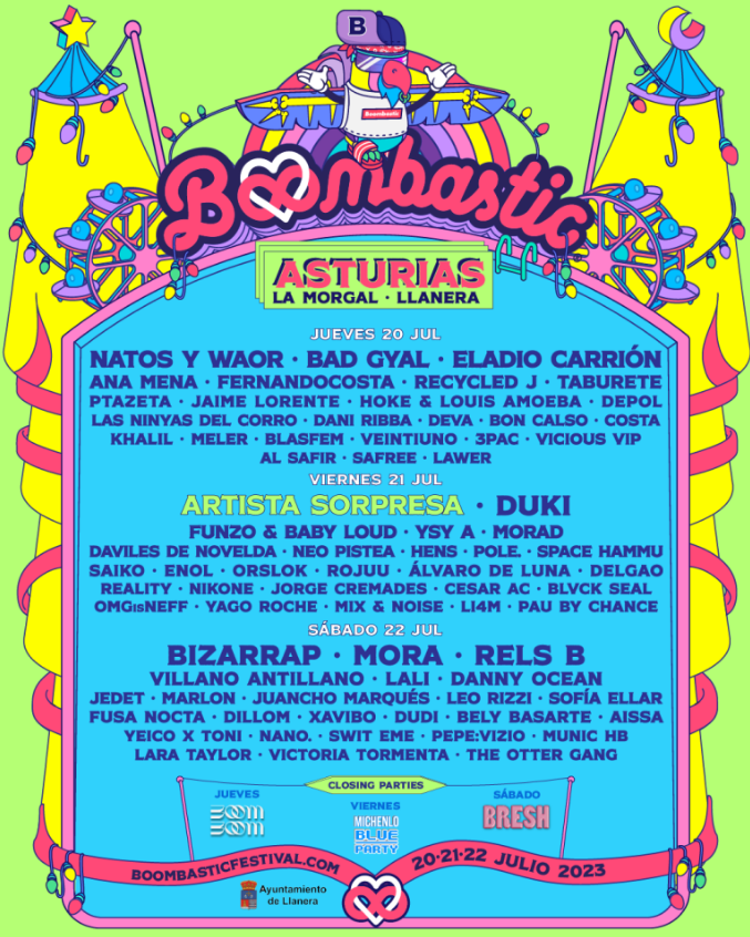 cartel boombastic asturias 2023