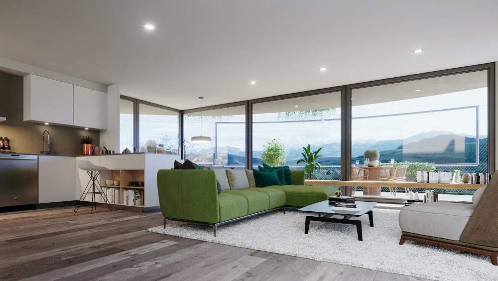 Así será el interior de las viviendas del Cohousing Colombres.