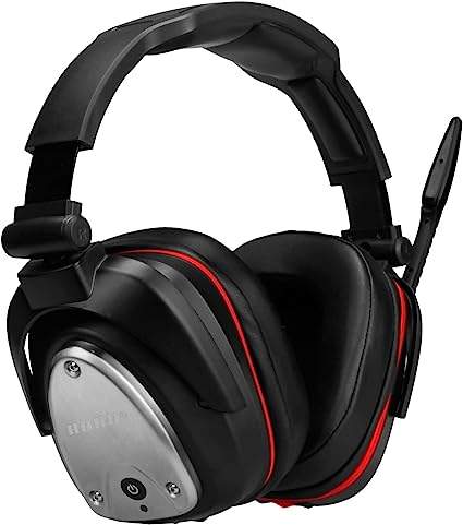 Auriculares Gaming Inalámbricos con Bass 7.1 Surround y Orejeras de Metal