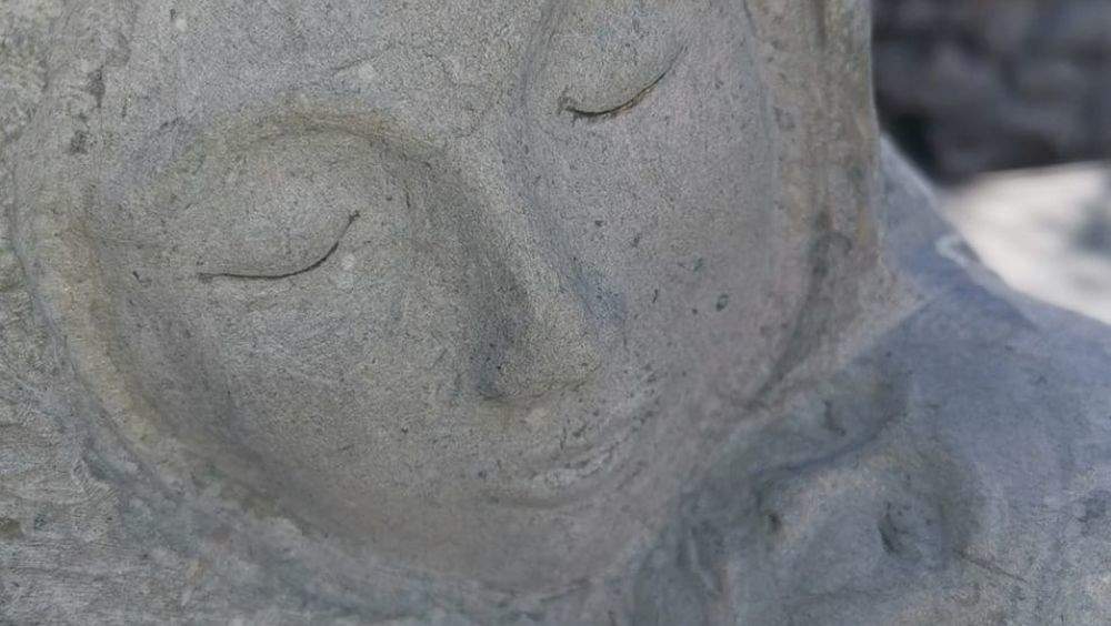 El rostro que tendría la "Paisanina del Urriellu".