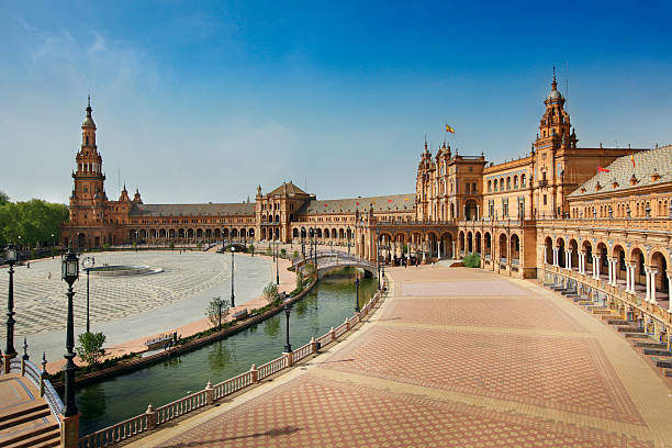 Plaza de Espana in Seville, Andalusia (Seville, Andalucia)