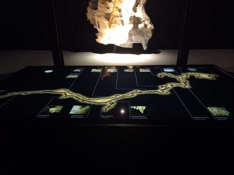 Mapa de la Cueva de Tito Bustillo