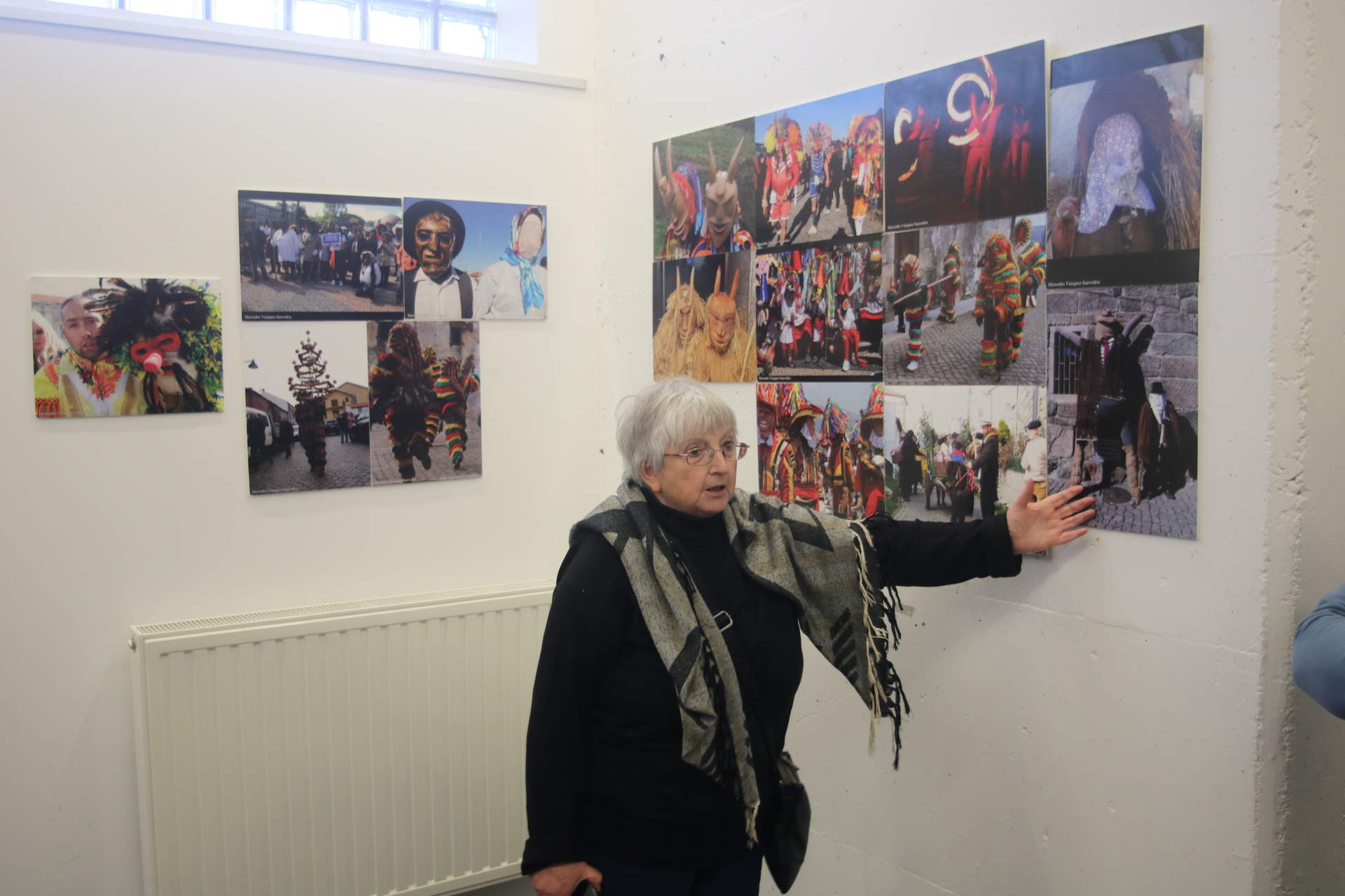 Mercedes Vázquez en otro momento de la presentación