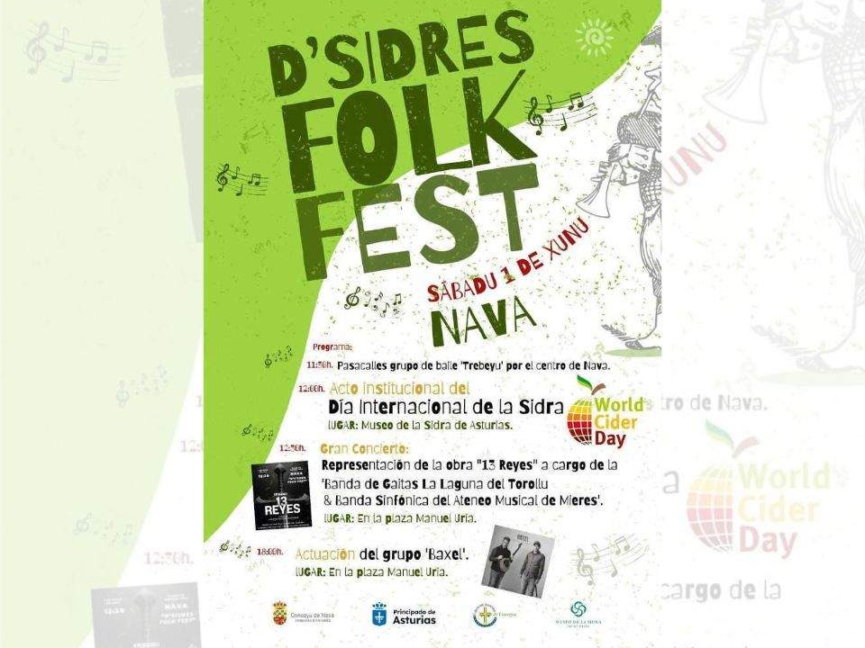 D´Sidres Folk Fest en Nava.
Ayuntamiento de Nava