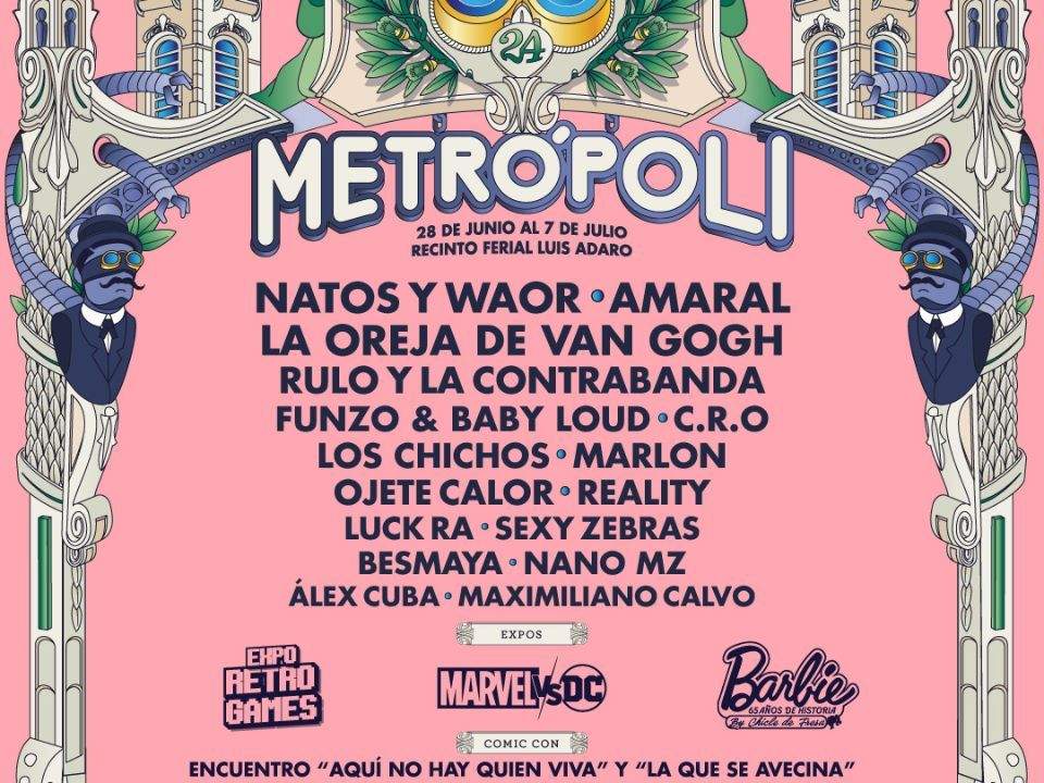 Cártel de Metrópoli.
Metrópoli Festival