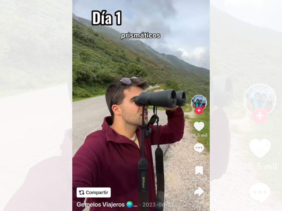 Captura del vídeo de @GemelosViajeros