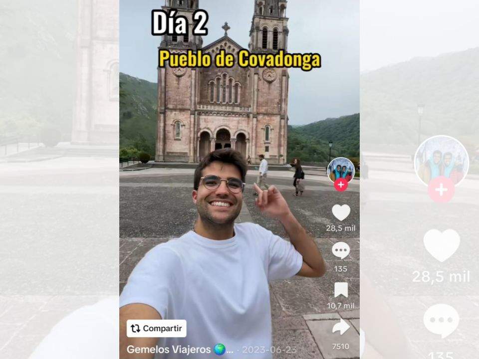 Captura del vídeo de @GemelosViajeros