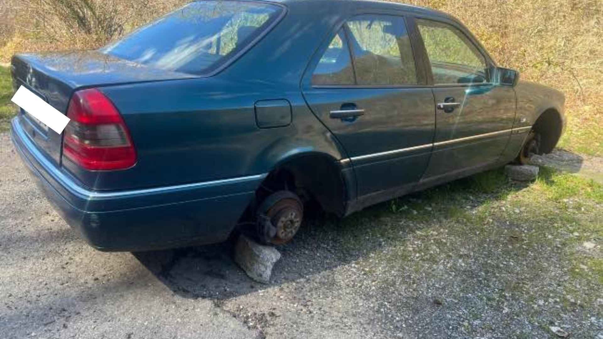 Estado del vehículo el pasado 29 de marzo.