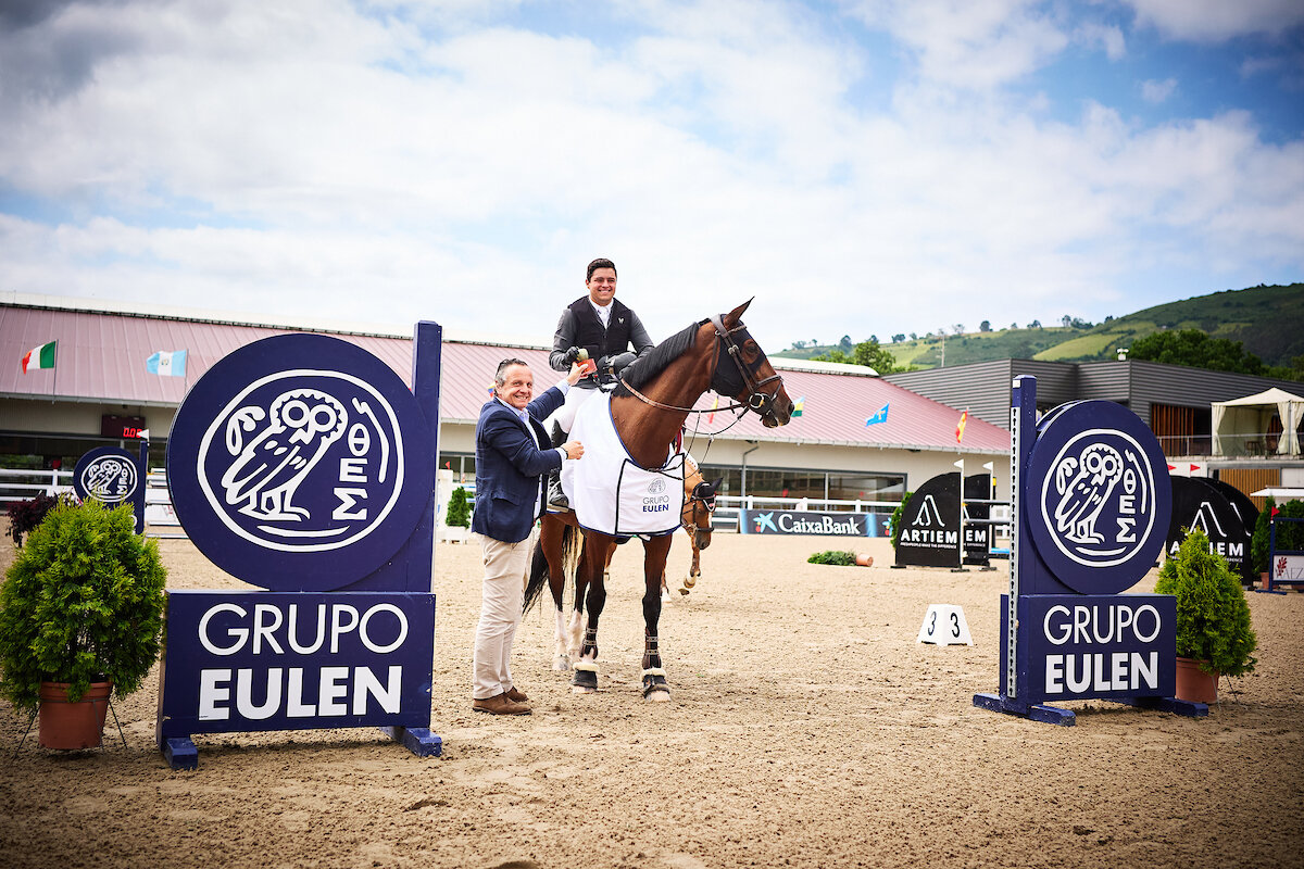 Javier Gutiérrez Rilo se llevó el Trofeo Eulen (Foto de Manuel Queimadelos/Oxer Sport/Quality Sport Images)