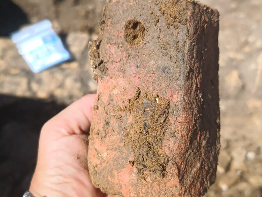 El "pondus" hallado en las excavaciones de Lucus Asturum