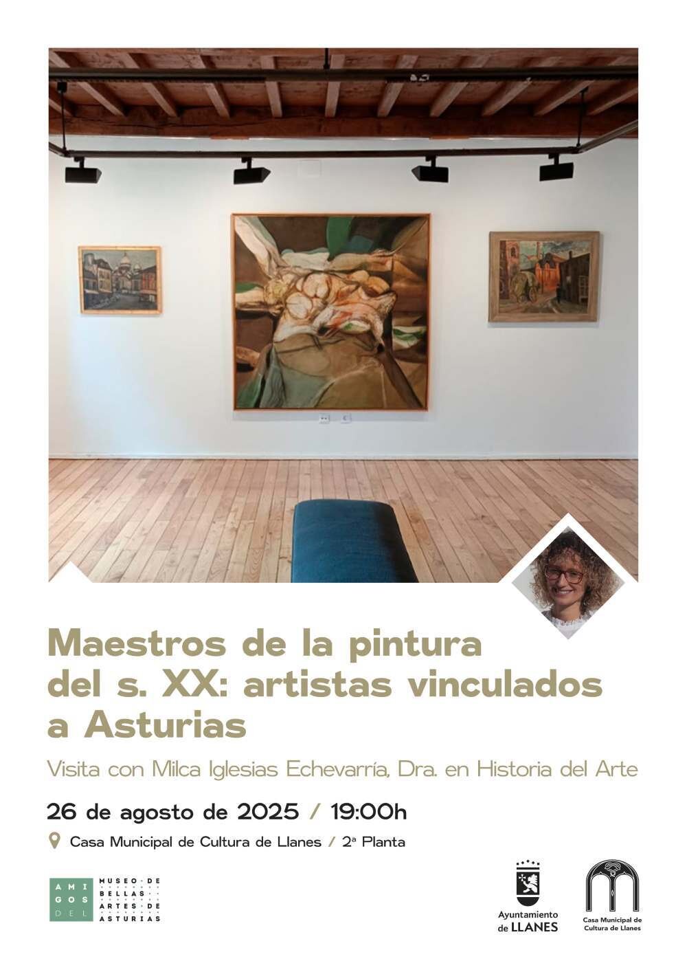 Cartel de la visita guiada a la Exposición.