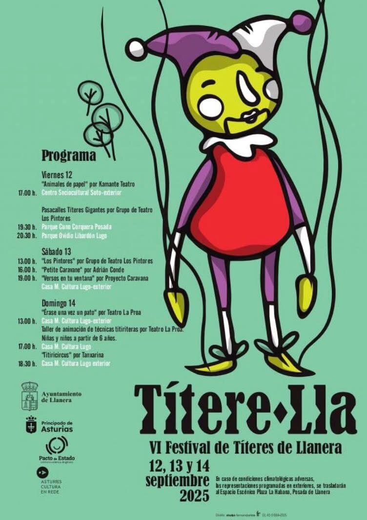 Cartel VI Festival Títere-Lla
