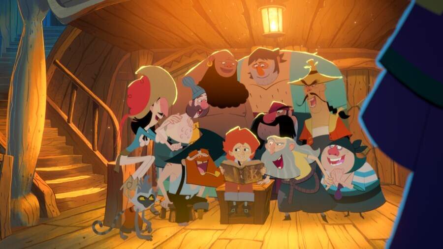 Fotograma de la película El tesoro de Barracuda