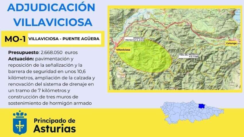 Adjudicacion Obra carretera AS-330