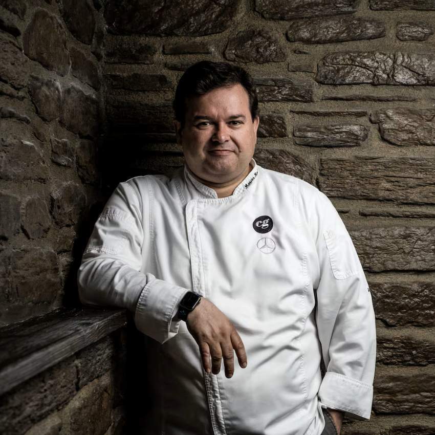 Marcos Morán de Casa Gerardo, en Prendes.