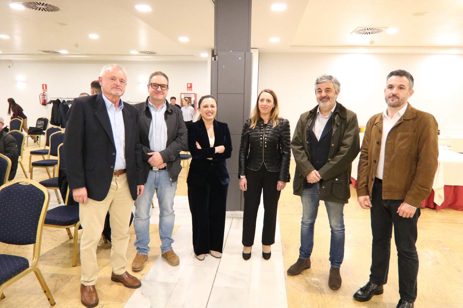 A la izda, Alejandro García; Manuel Ángel García;