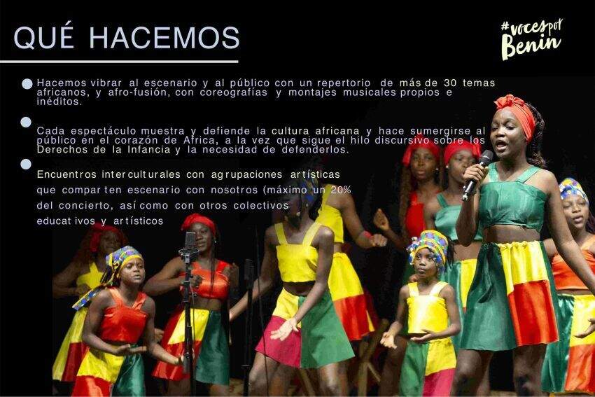 Qué podemos esperar de una actuación de Voces por Benin.