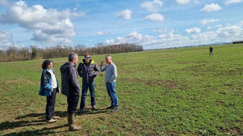 Los investigadores del Serida autores del estudio.