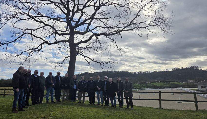 Visitando la Finca Yeguada Maeza.