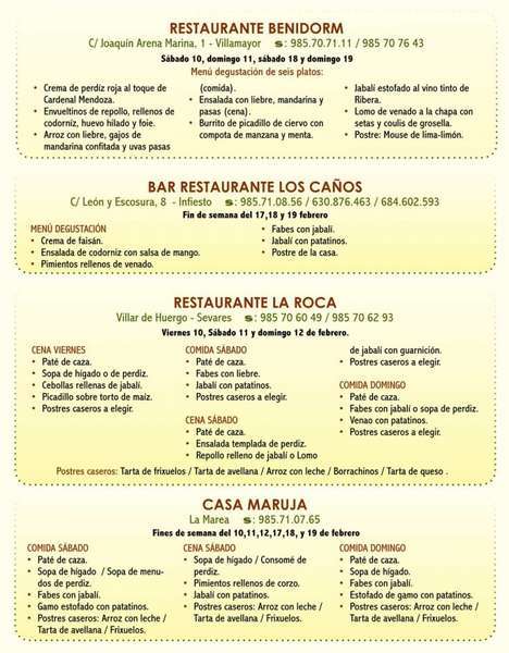 jornadas gastronomicas de la caza de pilo&ntilde;a