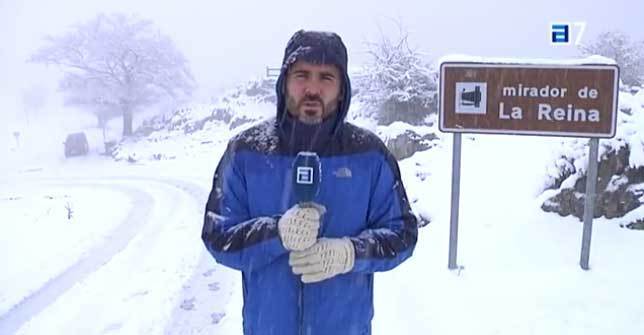 nevada carretera de los lagos de covadonga
