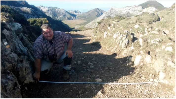 titon ganadero de onis en la pista vega las mantegas
