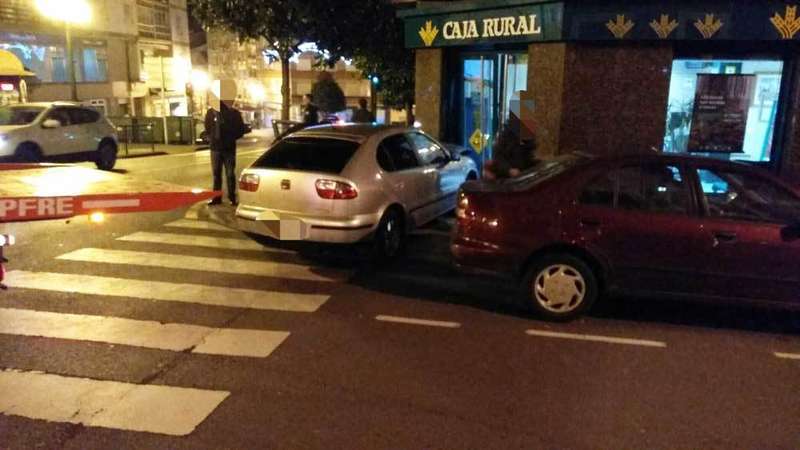accidente de un veh&iacute;culo en norena